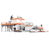 semi-automatic 1500 mm cast stretch film machine