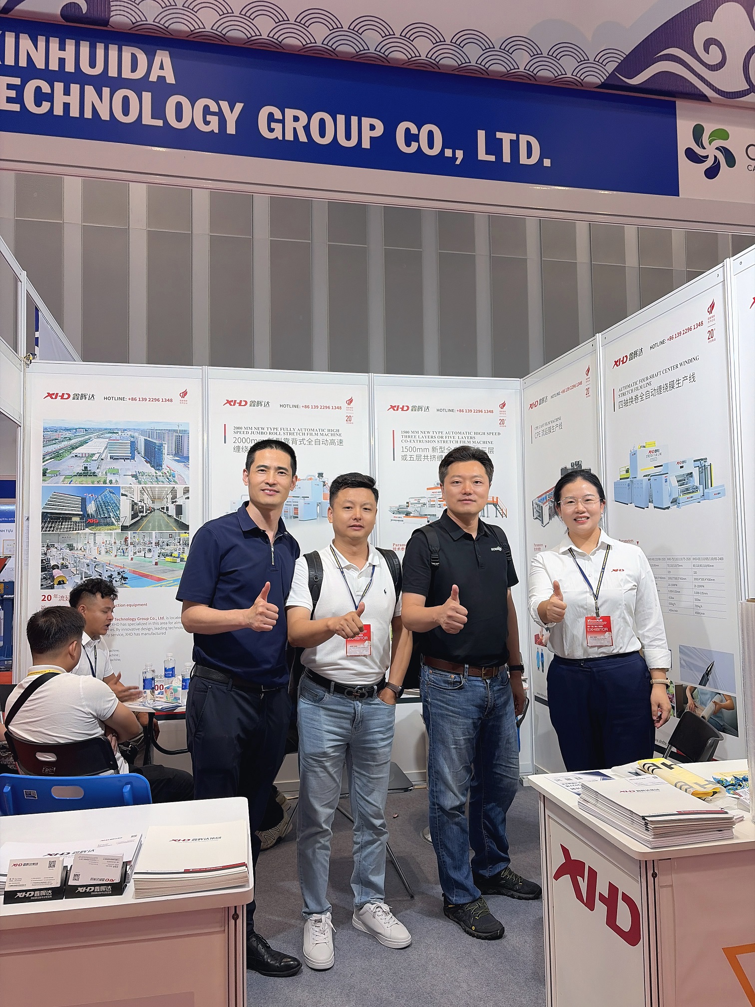 wrapping stretch film machine