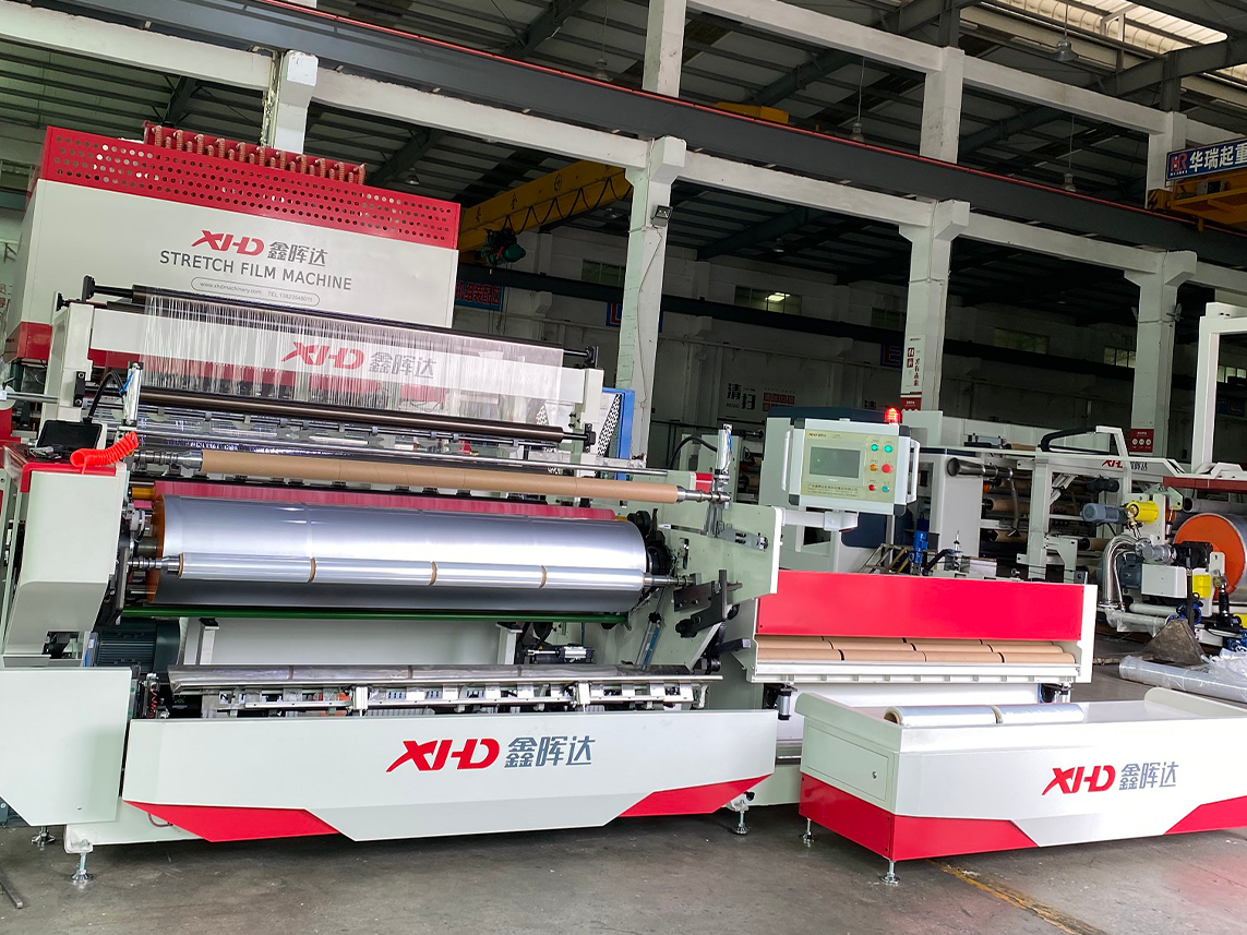 wrapping stretch film machine